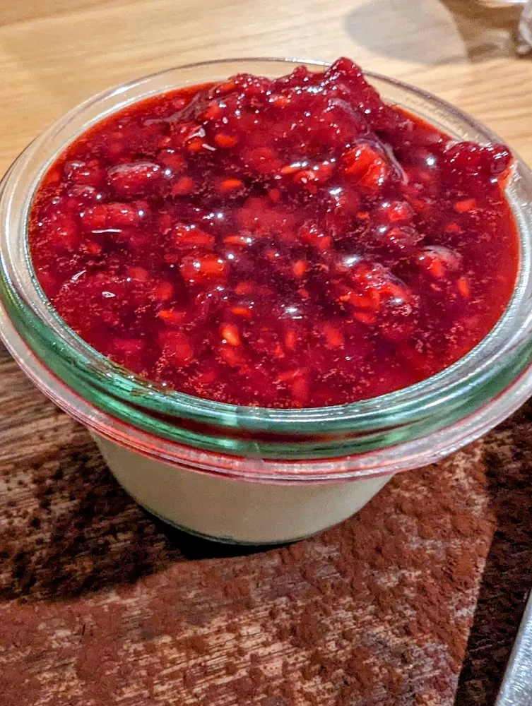 Panna Cotta Fruits Rouges